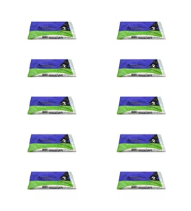 ArmaPlus Takviyeli Kalın Baskılı Beyaz Çanta Poşet Torba - 2 No - 26x38 Cm. - 50 Adetlik 10 Paket