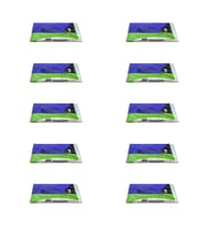 ArmaPlus Takviyeli Kalın Baskılı Beyaz Çanta Poşet Torba - 2 No - 26x38 Cm. - 50 Adetlik 10 Paket