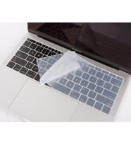 Laptop MacBookPro Klavye Koruyucu 13inc A1708 12inc A1534 Amerikaİngilizce Baskı (Renksiz)