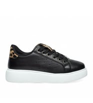 Flet 341 Siyah-Kahve Kadın Spor Sneaker