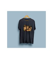 Oversize How I Met Your Mother Karakterleri Unisex t-shirt (Siyah)