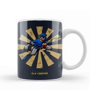 Sly Cooper Retro Japanese Kupa Bardak Porselen