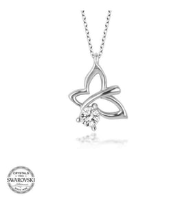 SWAROVSKİ TAŞLI YUSUFÇUK 925 AYAR GÜMÜŞ KOLYE