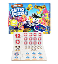 Ahşap Eğitici Puzzle Sayılar