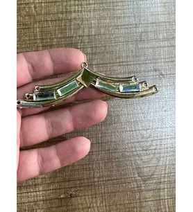 10X2 CM CAM TAŞLI DELİKLİ KOLYE TAKI APARATI TAKI AKSESUARI