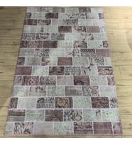 Hoom Rugs Kırkyama 178 Pink El Dokuma Kilim (Pembe)