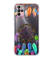 PrintiFy GM 21 Pro New Edition ile Uyumlu 1mm Slim Fit Nazar Boncuğu 6 Baskılı Silikon Şeffaf Kılıf