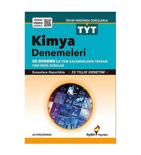 TYT Kimya 30 Deneme Aydın Yayınları