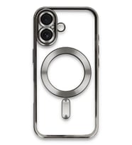 Newface Apple iPhone 16 Kılıf Kross Magneticsafe Kapak - Titan Gri