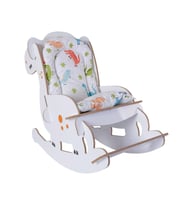 Ahşap Sallanır Çoçuk Sandalyesi Çocuk Koltuk Bebek Koltuk Sandalye