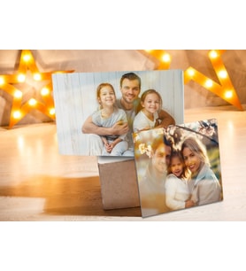 Premium Kişiye Özel 2 Adet Metal Poster Tablo Full Hd Kalite Baskı 15x20 cm