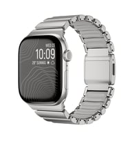 Watch 10 46mm Kordon KRD-151 Metal Silikon Kordon Gümüş-Gri