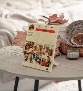 BK Gift Kişiye Özel İnstagram Tasarımlı Dekoratif Ahşap Çerçeve