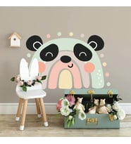 Gökkuşağı, Bebek Ve Çocuk Odası Dekoratif Duvar Sticker Çıkartması (Karışık)
