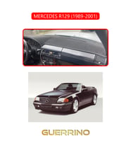 MERCEDES R129 1989-2001TORPİDO KORUMA HALISI KIRMIZI KENAR