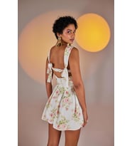 Markano Romance Mini Elbise Pembe