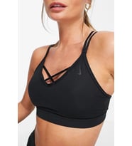 Nike Bra Yoga Indy Strappy Sporcu Sütyeni Siyah