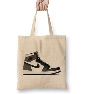 Jordan 1 Retro High Dark Mocha Bez Çanta Uzun Saplı