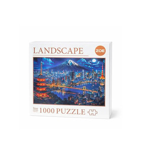 Zoe 1000 Parça Puzzle – Fuji Işıkları (Tokyo Gece Manzarası) 68X48 Cm