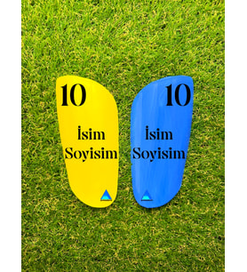 Armadura Kişiye Özel Tekmelik - Renkli-Sarı Mavi - 1 Takım (016)