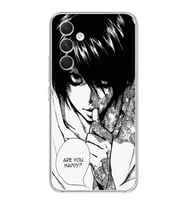 Samsung Galaxy S24 FE Uyumlu Death Note Tasarımlı Şeffaf Telefon Kılıfı