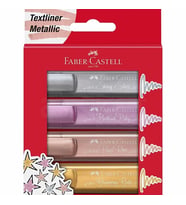Faber Castell Fosforlu Kalem Metalik Tonlar 4lü 154640