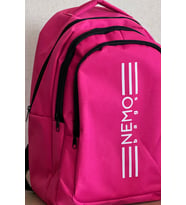NEMO BAGS Unisex  Sırt Çantası Spor Büyük Boy Okul Çantası, 16,9 inç, 45x30x15cm 24lt (Pembe)