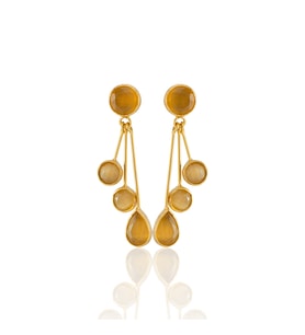 Kadir Jewellery22 Ayar Altın Kaplama Vintage Küpe -El İşçiliği Ve Hipoalerjenik Küpe