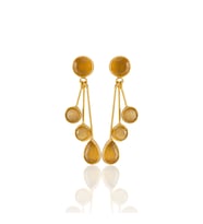 Kadir Jewellery22 Ayar Altın Kaplama Vintage Küpe -El İşçiliği Ve Hipoalerjenik Küpe