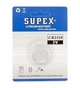 Supex CR2320 3 Volt Lityum Pil Tekli
