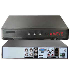 4 Kanal Yapay Zeka Destekli Araç,Yüz,İnsan ve Hareket Algılayan 5 Mp H265+ 1080P Kayıt Hıbrıt Xmeye Kayıt Cihazı_BS 104