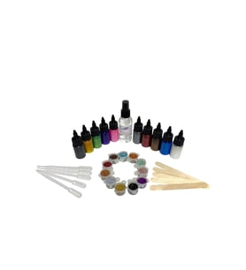 Epoksi Renklendirme Seti Köpük Giderici + Sıvı Sedefli Pigment + Sim Seti+ Pipet + Karıştırıcı Çubuk