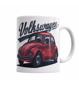 Volkswagen old beetle     Kupa Bardak Porselen