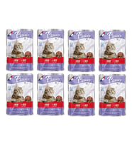 Plaisir 100Gr Pouch Beef and Dinde Sığır Hindi Etli 8Adet Kedi Maması (Mavi)