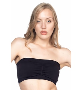 SİYAH MI Emay 4022 Pedli Straplez Korse