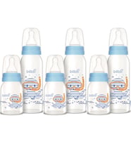 Bebsi Cam Biberon Seti Mavi (250ML+125ML) (3 Lü Set)