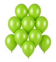 Açık Yeşil Renk Lateks Pastel Balon (13 cm) - 10 Adet