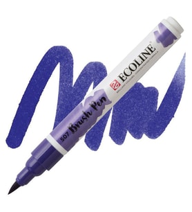 Talens Ecoline Brush Pen Fırça Uçlu Kalem 507 Ultramarine Violet 
