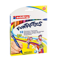 Edding 15 Funtastics İnce Keçeli Kalem 12 Renk 