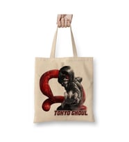Tokyo Ghoul 02 Beyaz Bez Çanta Uzun Saplı Alışveriş Çantası Plaj Çantası