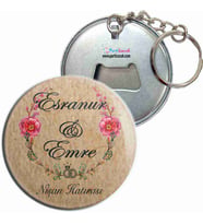 Eskitme Desen Nişan Anahtarlık Açacak