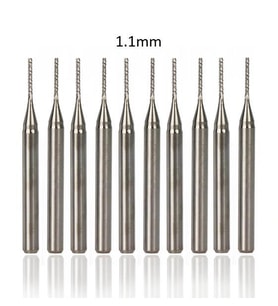 Tungsten Karbür PCB Kesme CNC Freze Ahşap İşleme 1.1mm 10 Adet  