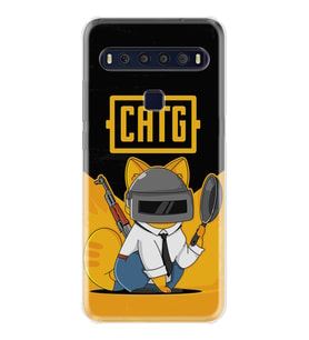 TCL 10L 10 Plus 10SE 20E 20SE 30SE L7 Kılıf Desemli Silikon Cat G 1677