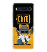 TCL 10L 10 Plus 10SE 20E 20SE 30SE L7 Kılıf Desemli Silikon Cat G 1677