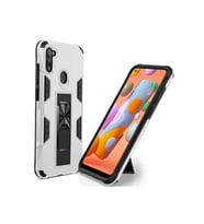 Samsung Galaxy M11 Uyumlu Kılıf Zore Volve Kapak (Gri)