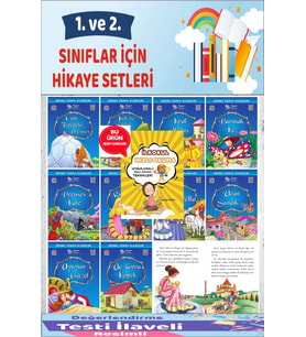 1.ve 2.Sınıflar İçin Okumayı Sevdiren 10 lu Hikaye Seti 3  (Hızlı Okuma Hediyeli)