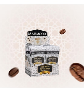 Mahmood Coffee Sütlü Şekersiz Hazır Türk Kahvesi 12 Adet x 19 Gr
