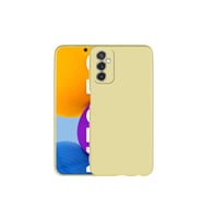 Samsung Galaxy M52 Uyumlu Kılıf Zore Premier Silikon Kapak (Gold)