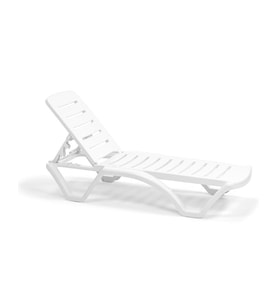 Omnipazar SY-2537 Beyaz Elite Şezlong