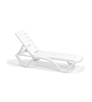 Omnipazar SY-2537 Beyaz Elite Şezlong